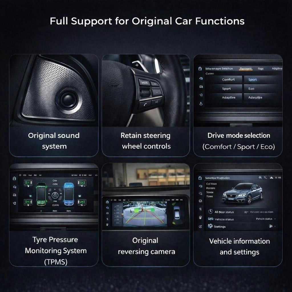 Mini 2011-2013 R56 R60 R51 Android 15 Car Stereo Head Unit | CarPlay & Android Auto - Pluscenter