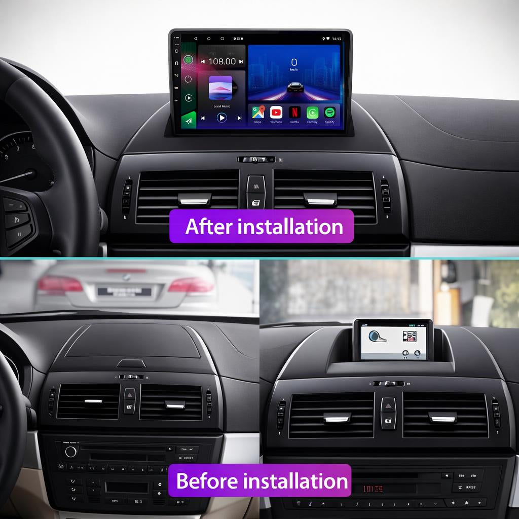BMW X3 | E83 | 2003 - 2010 | Android 14 | Car Stereo | Head Unit - Pluscenter