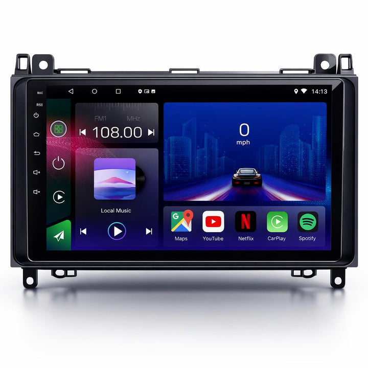 SyncSonic Premium Mercedes Sprinter / Vito / Viano & VW Crafter Android 15 Car Stereo Head Unit