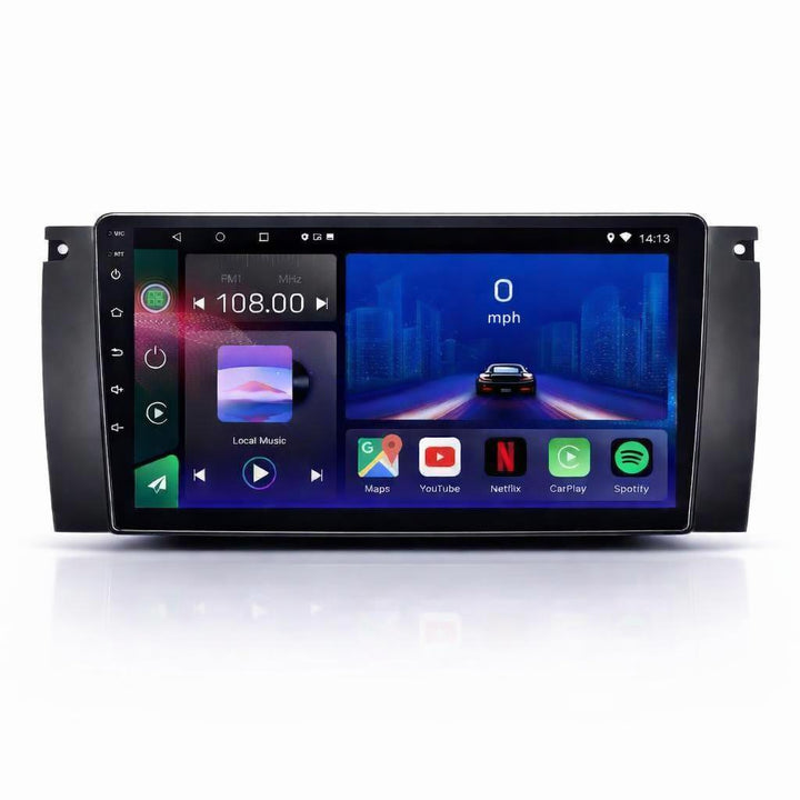 SyncSonic Premium BMW X5 (E53) / 5 Series (E39) Android 15 Car Stereo Head Unit