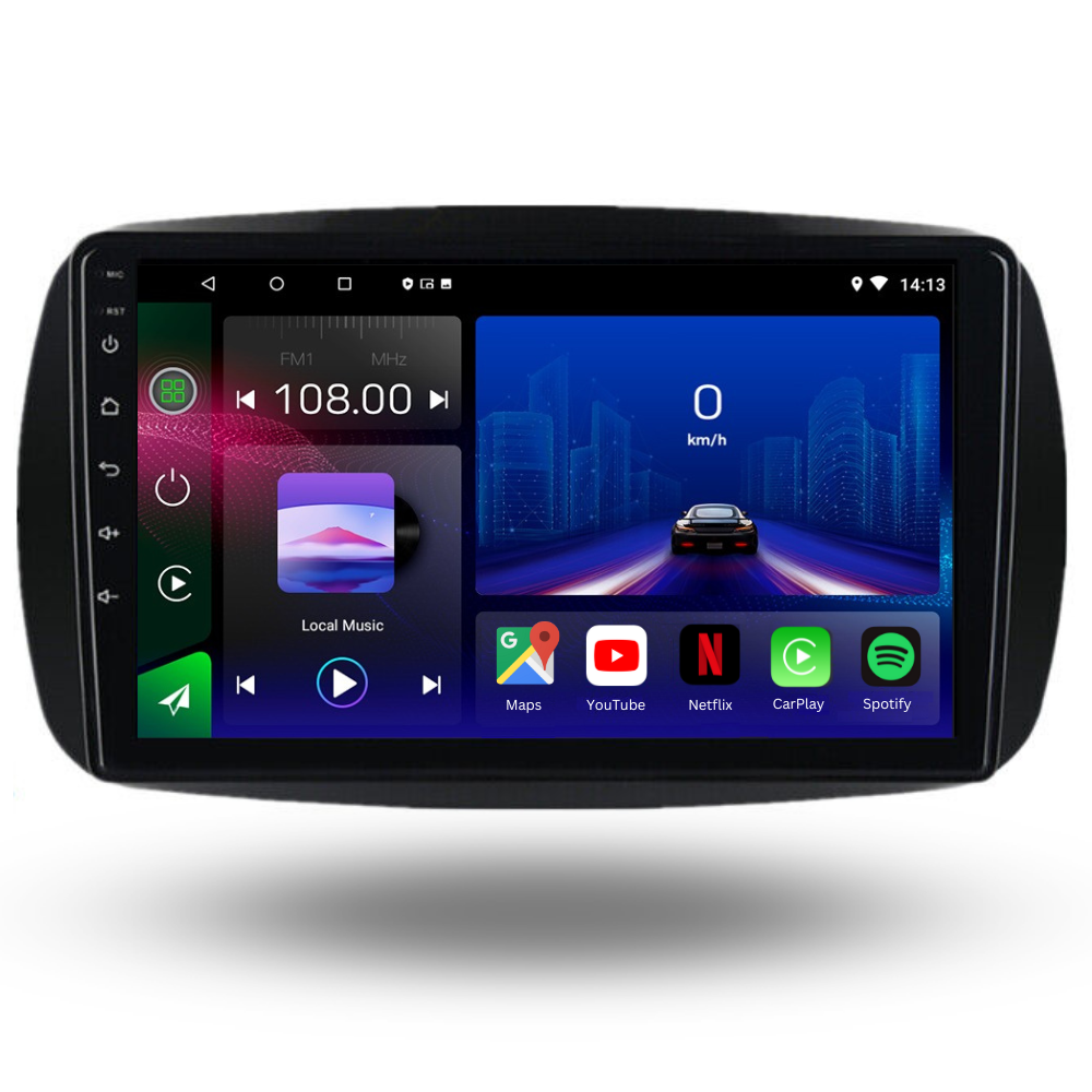 Smart | Fortwo | 2015-2020 | Android 12 | Car Stereo | Head Unit - Pluscenter