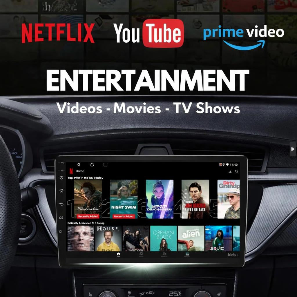 Volkswagen | Seat | Skoda | 7inch Display | Android 14 | Car Stereo | Head Unit - Pluscenter