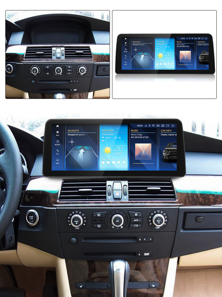 BMW 3 5 6 Series | E90 E91 E92 E93 E60 E61 E62 E63 E64 | Android 13 | Car Stereo | Head Unit | CCC | CIC - Pluscenter