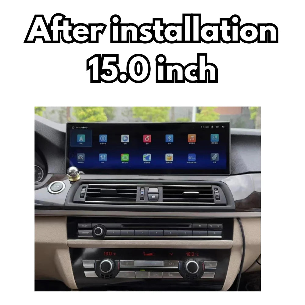 BMW 5 Series | 2010-2017 | F10 F11 F18 | Android 13 | Car Stereo Wireless CarPlay & Android Auto Head Unit CIC NBT - Pluscenter