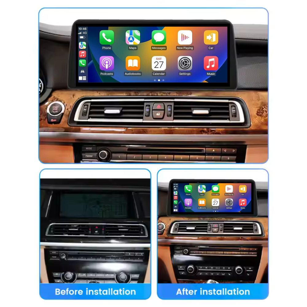 BMW 7 Series | 2008-2015 | F01 F02 F03 F04 | Android 13 Wireless CarPlay & Android Auto | Car Stereo Head Unit CIC NBT - Pluscenter