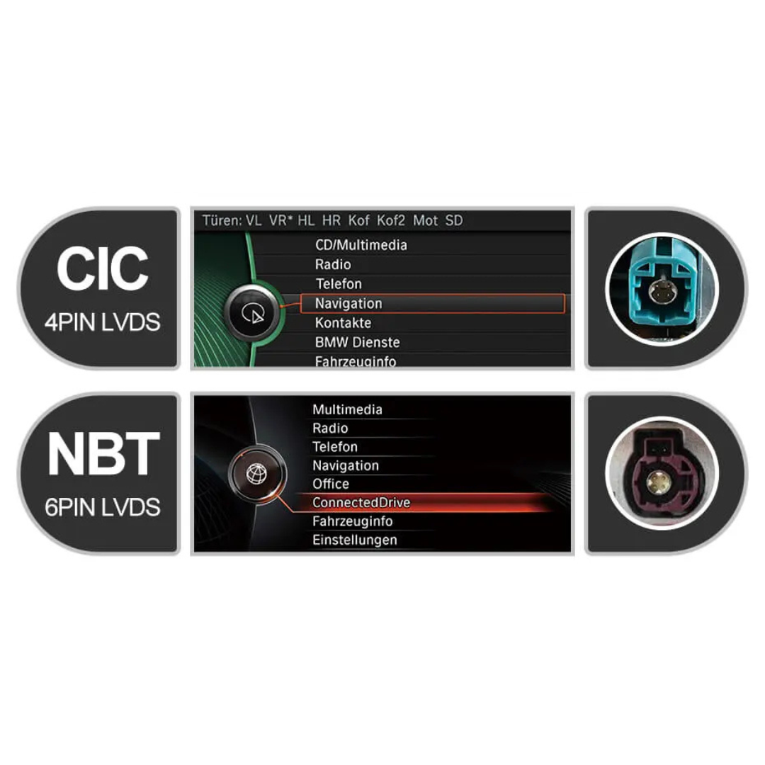 BMW 7 Series | 2008-2015 | F01 F02 F03 F04 | Android 13 Wireless CarPlay & Android Auto | Car Stereo Head Unit CIC NBT - Pluscenter