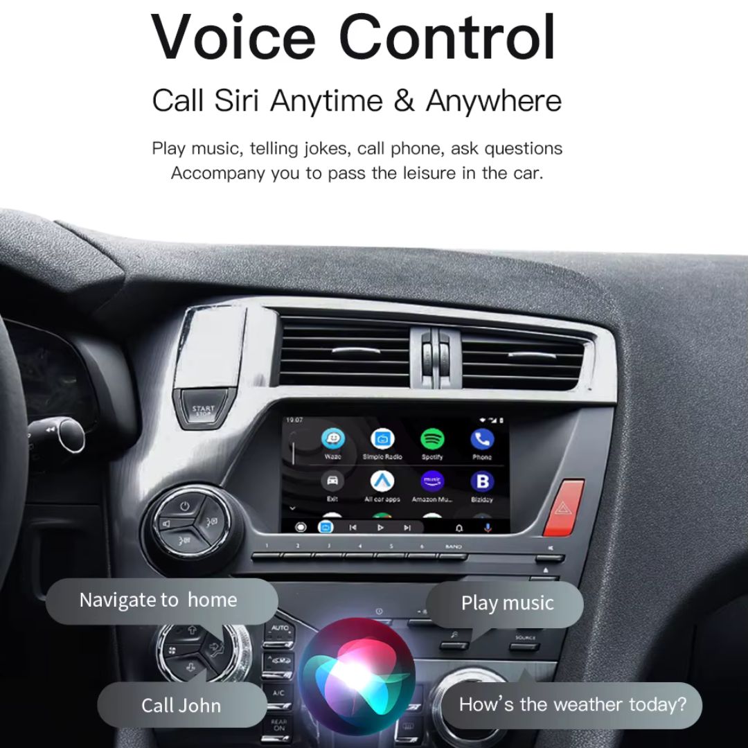 For DS Citroen Peugeot Wireless Apple CarPlay Retrofit Android Auto SMEG&MRN - Pluscenter
