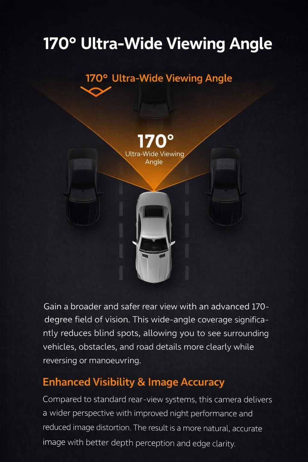 Rear View Back Camera Universal for Android Car Stereos | AHD 1080p Full HD - Pluscenter