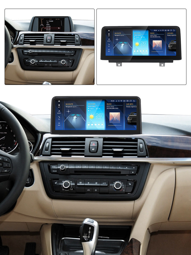 BMW 3 4 Series | 2011-2019 | F30 F31 F32 F33 F34 F36 | Android 13 Wireless CarPlay & Android Auto | Car Stereo Head Unit CIC NBT EVO - Pluscenter