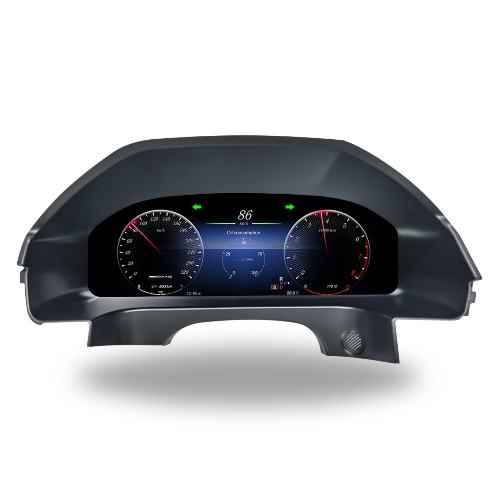 Mercedes-Benz E-Class W212 Digital Instrument Cluster – Linux System LCD Dashboard (2010–2015) - Pluscenter