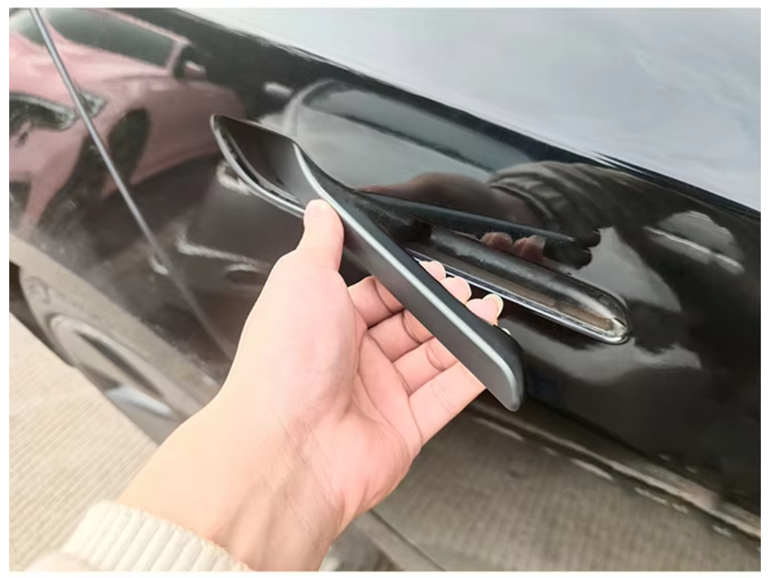 For Tesla 3 | Y Carbon Fiber Door Handle Cover Protector - Pluscenter