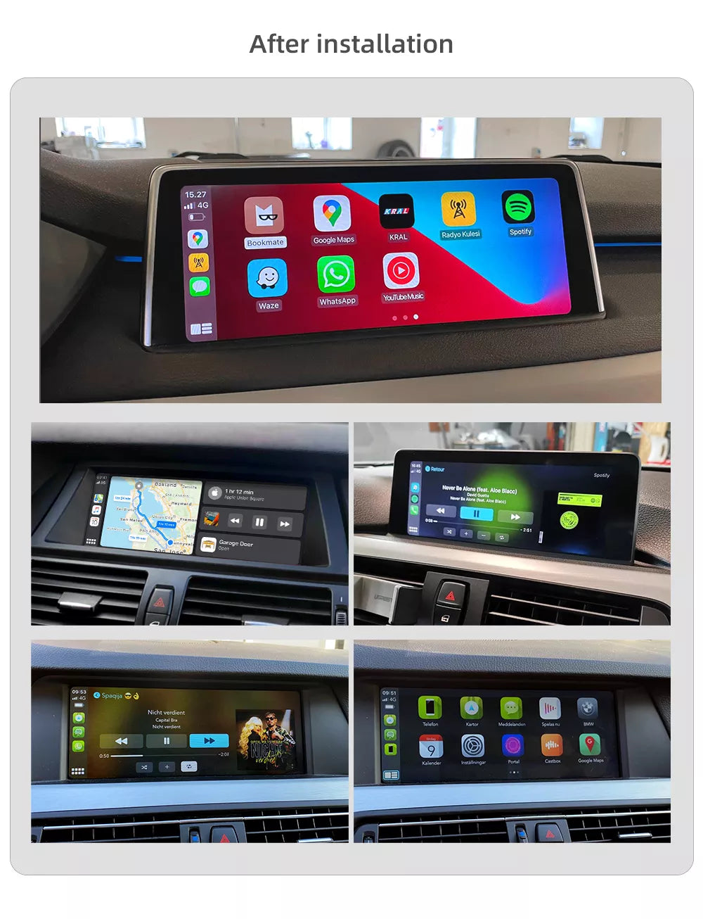 Wireless Apple CarPlay for BMW Android Auto Decoder Box NBT CIC EVO - Pluscenter