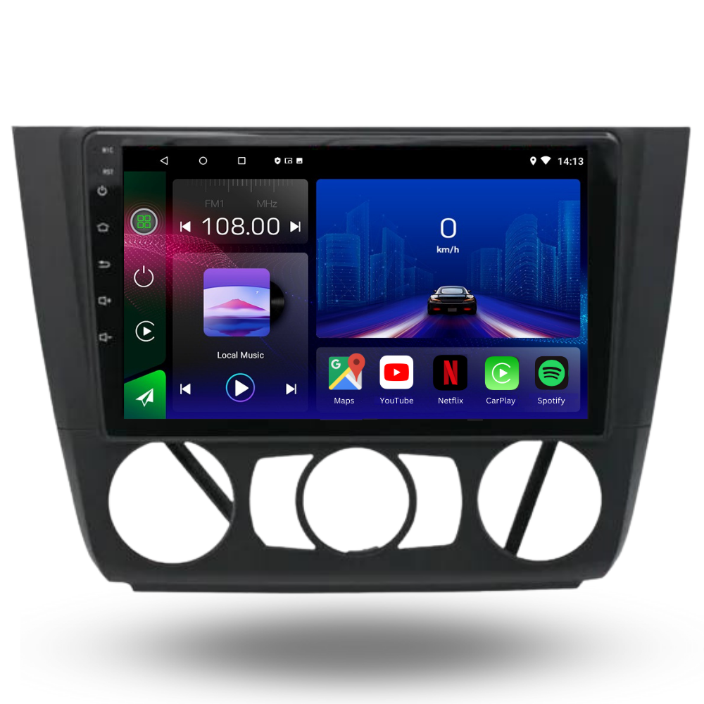 BMW 1 Series E81 E82 E87 E88 2004-2012 Android 12 Car Stereo Head Unit CarPlay Android Auto - Pluscenter